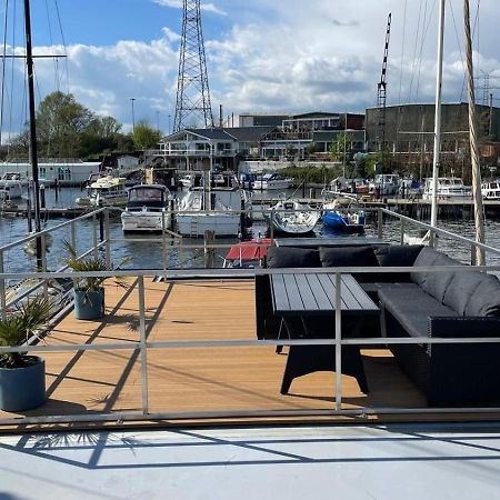 Premium Hausboot Blaue Lagune Lubecca Esterno foto